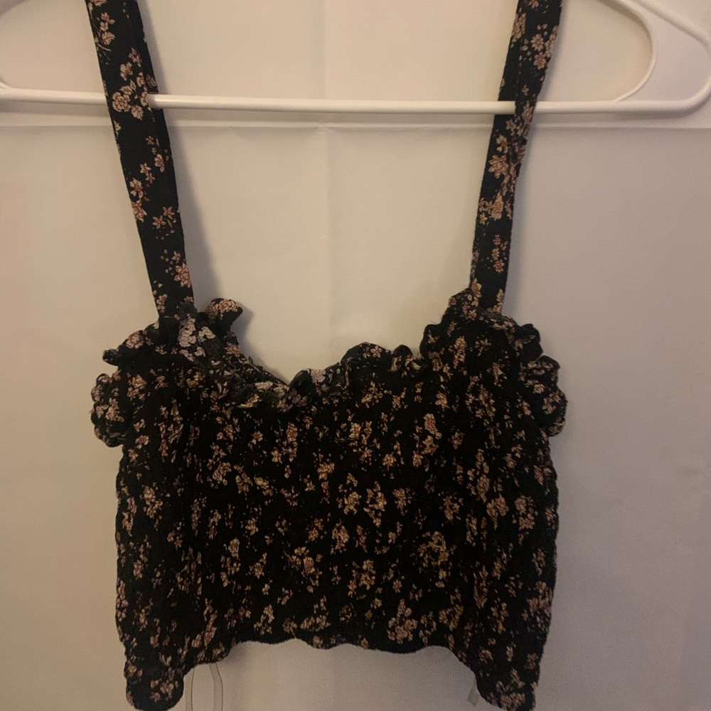 Floral crop top